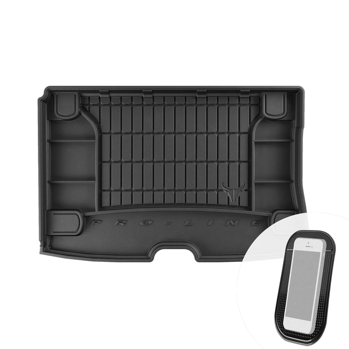 Gummi Kofferraumwanne mit Organizer-Funktion passend für FIAT Qubo Lounge ab 2008