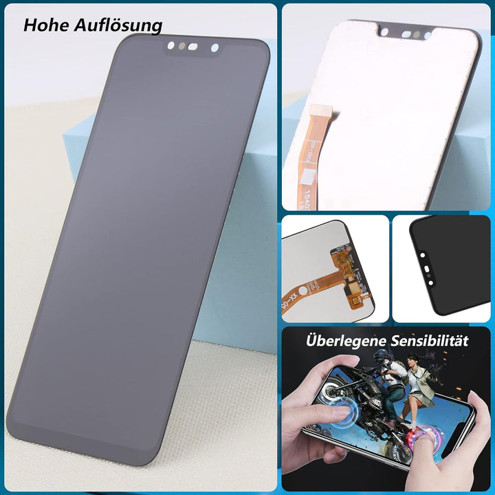 RongZy Display für Huawei Mate 20 Lite LCD Bildschirmersatz Digitizer Touchscreen Montiert Ersatz mi