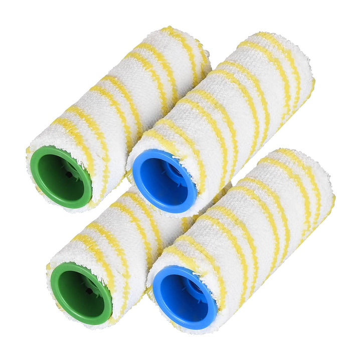 Jajadeal 4 Stück Ersatzrollen Walzen für Kärcher FC7 FC5 FC3, Ersatzteile Rollen für Karcher Bodenre