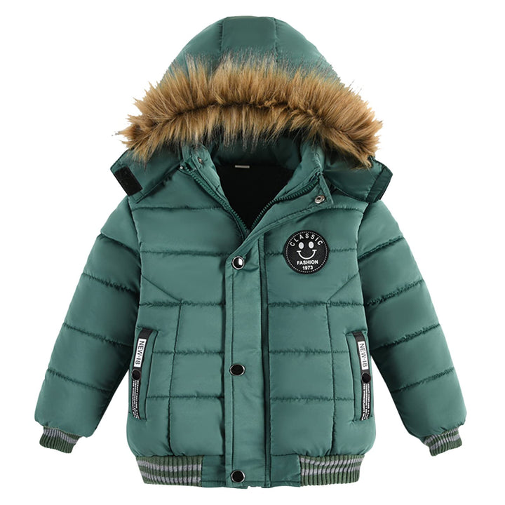 Fulidngzg Winterjacke Jungen Mädchen Kleinkind Gefüttert Winterjacke Wintermantel Kapuzenjacke Warm