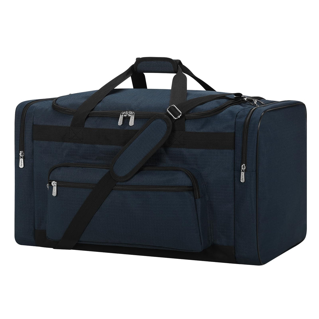 55L Sporttasche Reisetasche Fitness Tasche mit Schultergurt Wochenendtasche für Damen und Herren (Bl