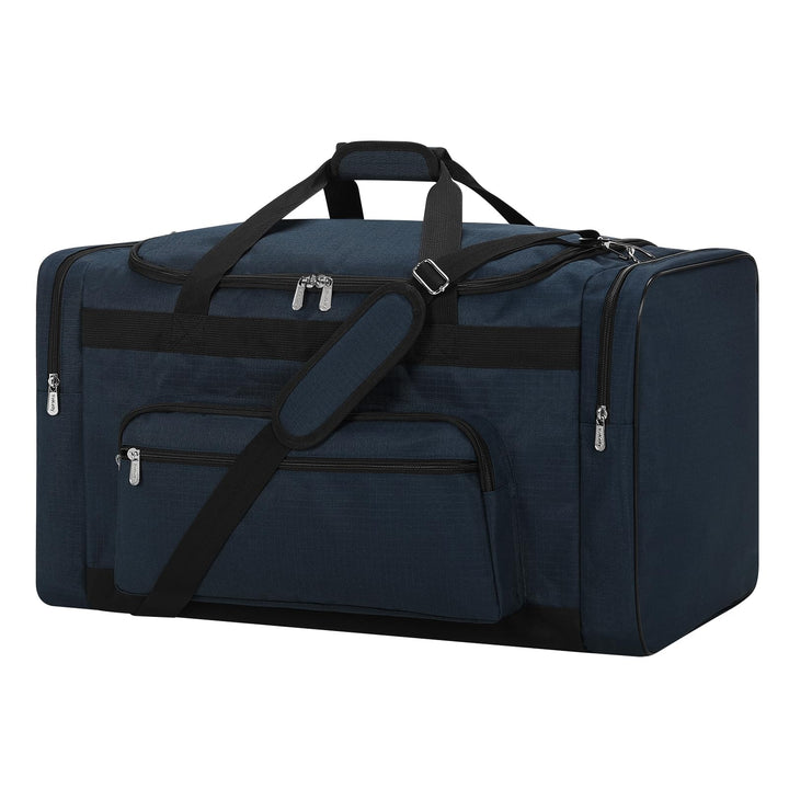 55L Sporttasche Reisetasche Fitness Tasche mit Schultergurt Wochenendtasche für Damen und Herren (Bl