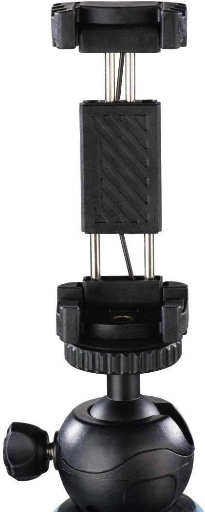 Hama Stativ Flexpro für Smartphone, GoPro und Fotokameras, 27 cm, Blau schwarz / blau, schwarz / bla