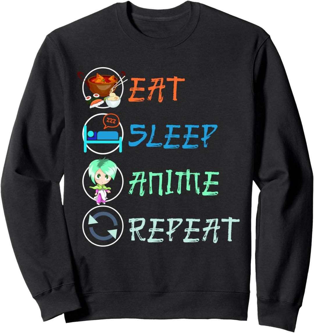 Japanischer Otaku Manga Ramen Nudeln Kawaii Lustiges Anime Sweatshirt