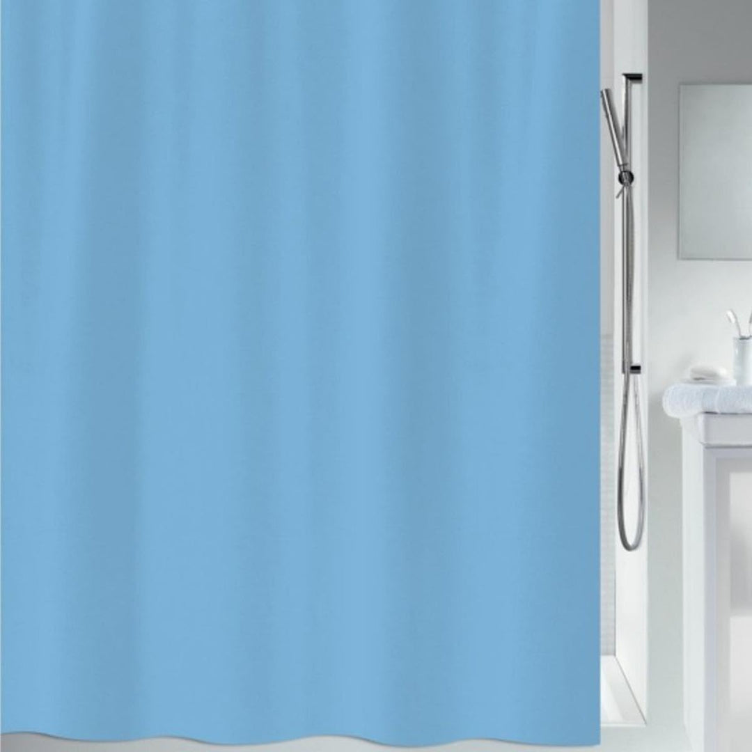 Spirella Anti-Schimmel Duschvorhang - Anti-Bakteriell, waschbar, wasserdicht - Polyester, „Primo “ 2