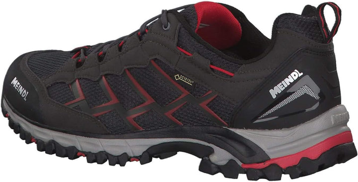 Meindl Herren Litepeak Gt Kletterschuhe hoch, Schwarz und Rot., Anthrazit Rot