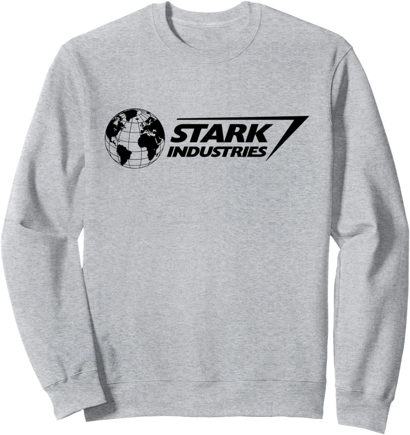 Marvel Iron Man Stark Industries Logo Black Sweatshirt