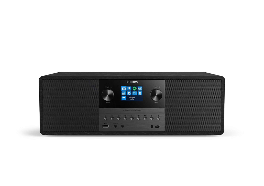 Philips M6805/10 Mini Stereoanlage mit CD und Bluetooth (Internet Radio DAB+/UKW, USB, Spotify Conne
