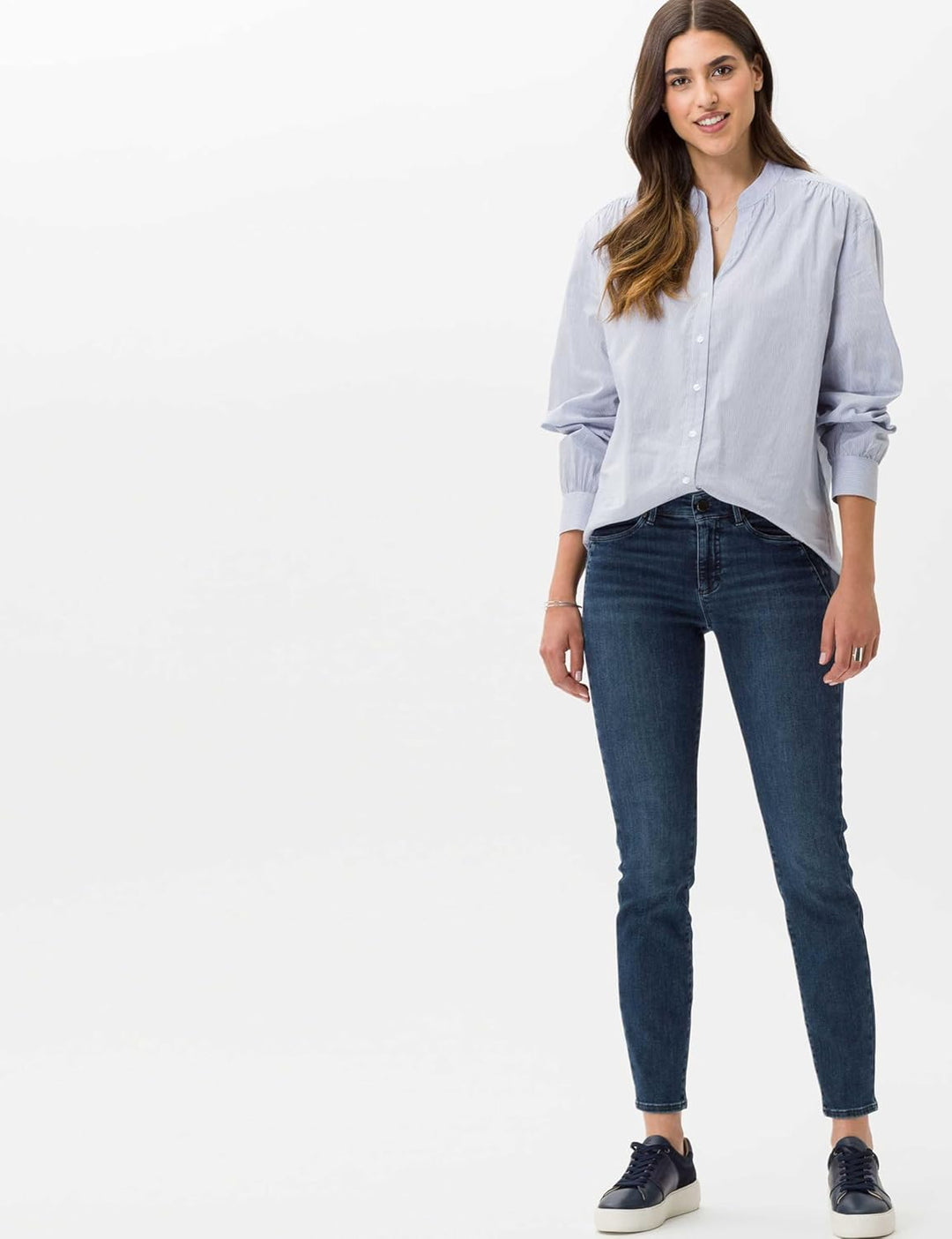 BRAX Damen Style Ana Push Up Sensation Jeans 26W / 30L Used Regular Blue, 26W / 30L Used Regular Blu