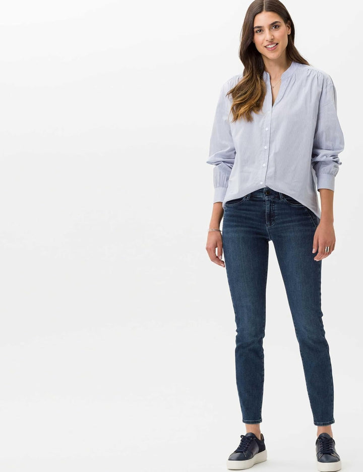 BRAX Damen Style Ana Push Up Sensation Jeans 26W / 30L Used Regular Blue, 26W / 30L Used Regular Blu