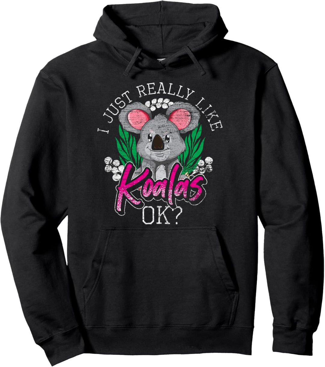 Süsses Zoo Tier Geschenk Koala Pullover Hoodie