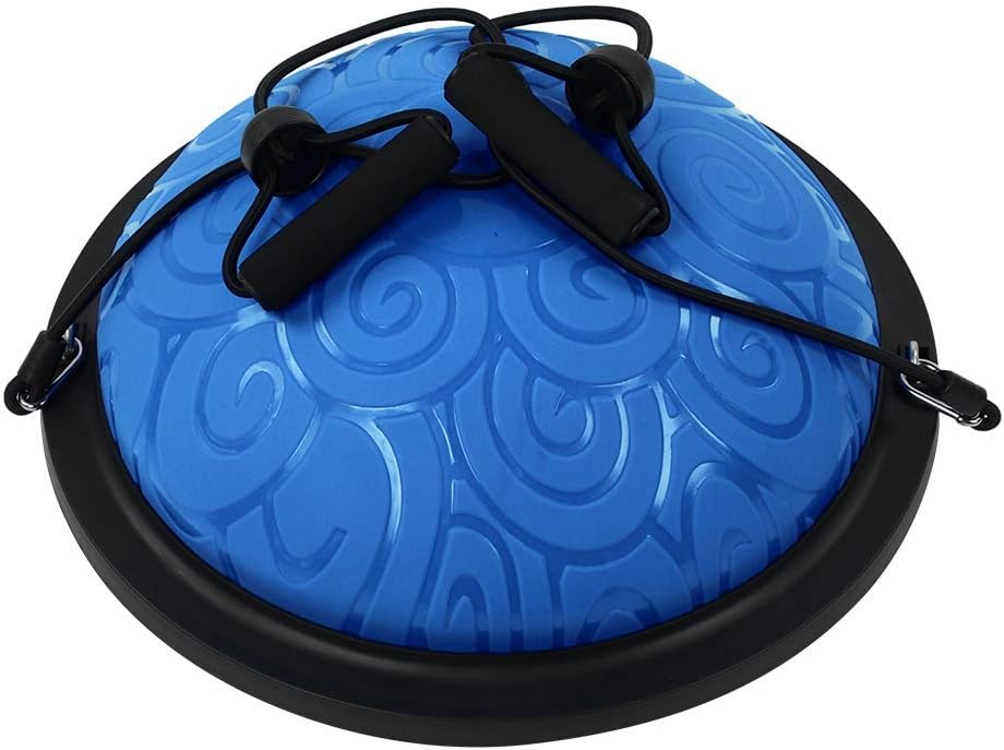 Ejoyous Balance Ball Trainer, 46cm Anti-Rutsch Balance Board Halbkugel Gymnastikball Yoga Halbball m