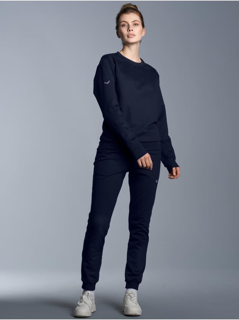 Trigema Damen Freizeitanzug XL Navy, XL Navy