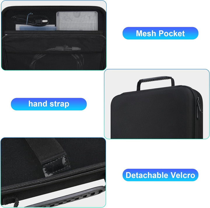 BOVKE Aufbewahrungsbox kompatibel mit Canon SELPHY CP1500 Compact Photo Printer, Extra Platz für Can