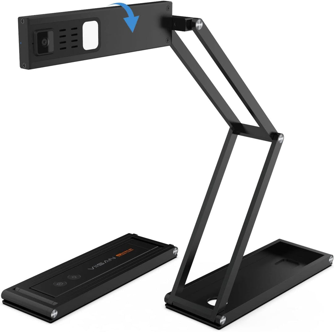 VIISAN P4U 4K 13MP Ultra-High-Definition-Dokumentenkamera und Webcam mit AF-Objektiv, A3-Format, ein