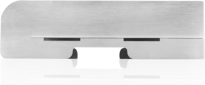 BBQ-Toro Edelstahl Grillplatte mit Grillspachtel | 32 x 28 cm | BBQ Plancha Set, Grillplancha, Pfann