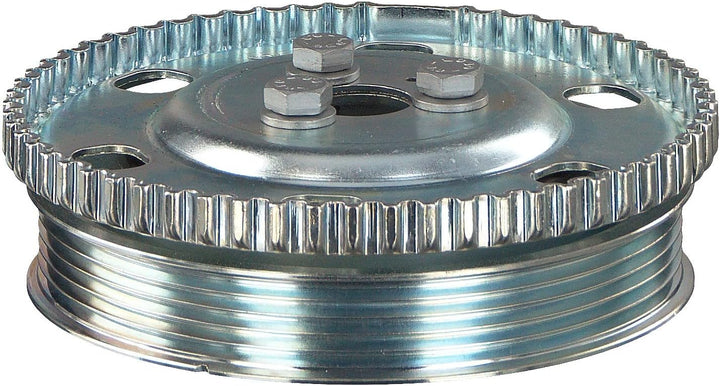 febi bilstein 44813 Riemenscheibe (entkoppelt) für Kurbelwelle, mit Polrad und Schrauben , 1 Stück