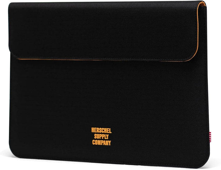 Herschel Spokane Sleeve 12 inch MacBook Black Ripstop/Blazing Orange