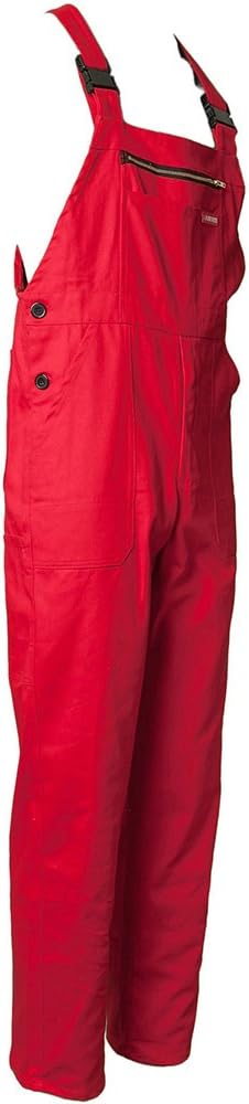 Planam Grösse 54 Herren BW 290 Latzhose mittelrot Modell 0123, 54