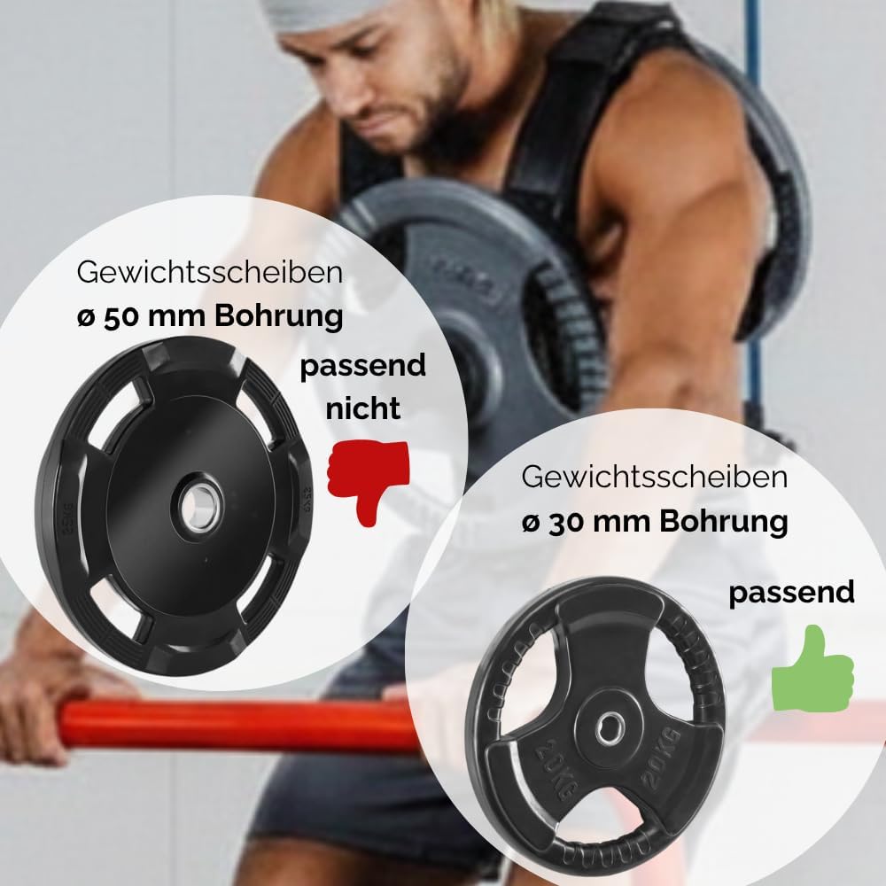 GEWICHTSWESTE FÜR HANTELSCHEIBEN ø 30 mm oder 50 mm - Verstellbare Trainingsweste für Calisthenics,