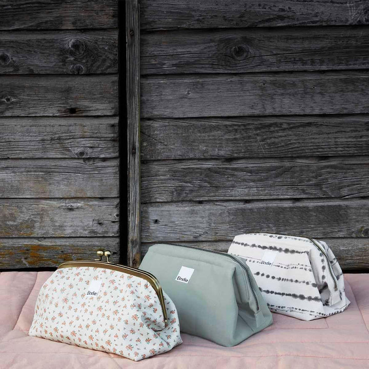 Elodie Details Kulturbeutel/Kosmetiktasche Zip&Go aus Baumwolle mit Breite Öffnung - Stabile Form -