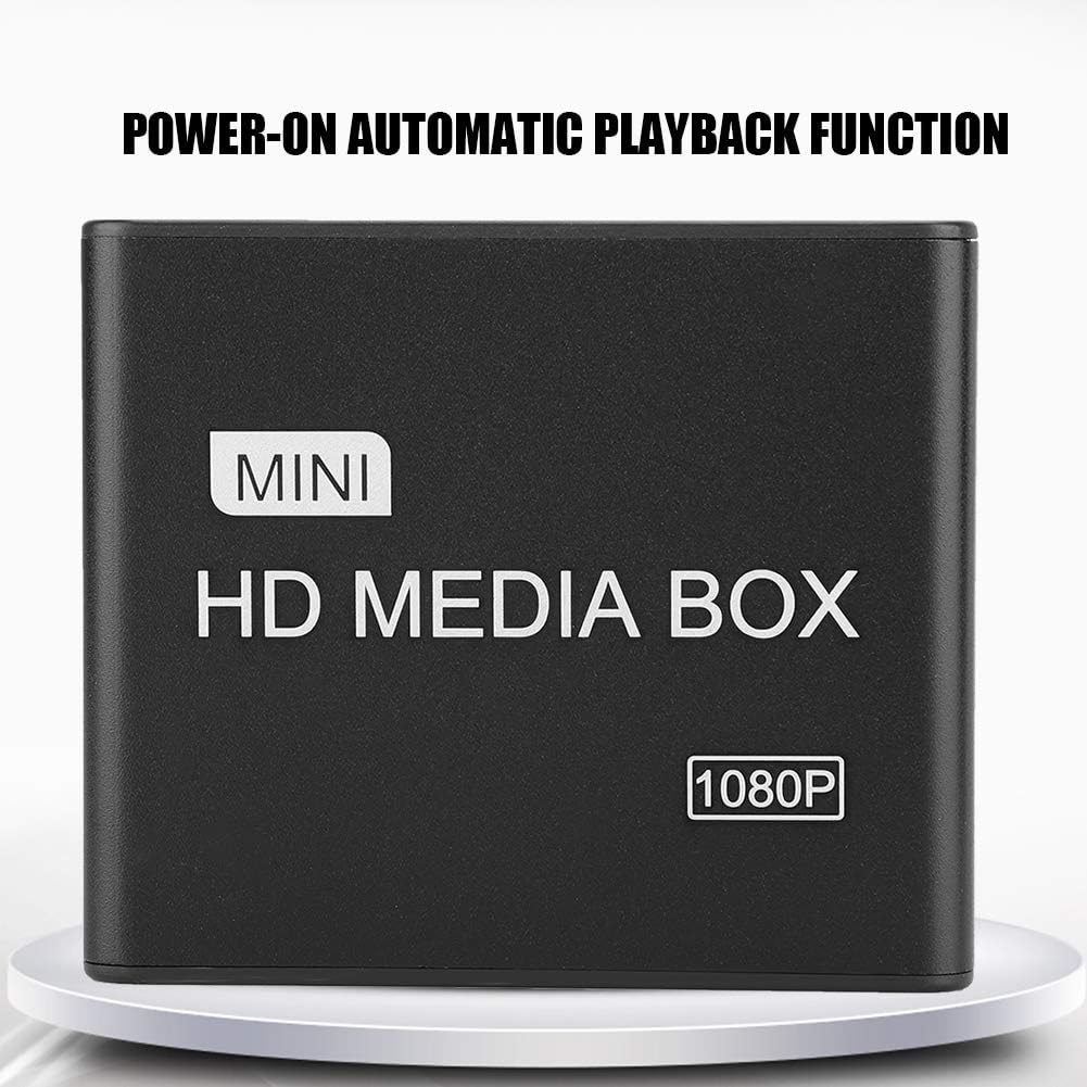 Media Player, Mini Full HD 1080P Digital Media Player, HDMI Media Player, Video Player, Wiedergabe v