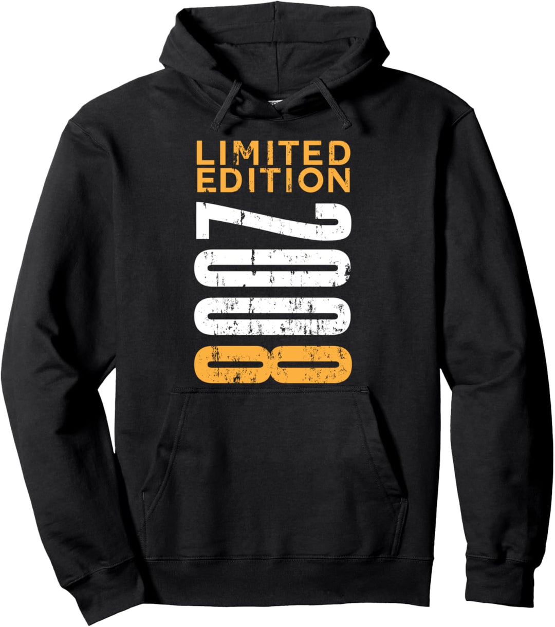 Limited Edition 2008 Vintage 14 Geburtstag Jungen Mädchen Pullover Hoodie
