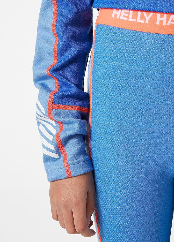 Helly Hansen Unisex Kinder Baselayer Set Jr Lifa Merino Midweight Set M Ultra Blue, M Ultra Blue