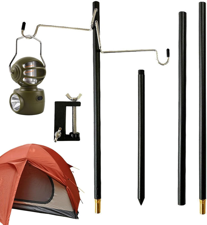 Laternenaufhänger | Camping-Aufhänger,Zusammenklappbarer Laternenständer aus Aluminium, Laternenpfah