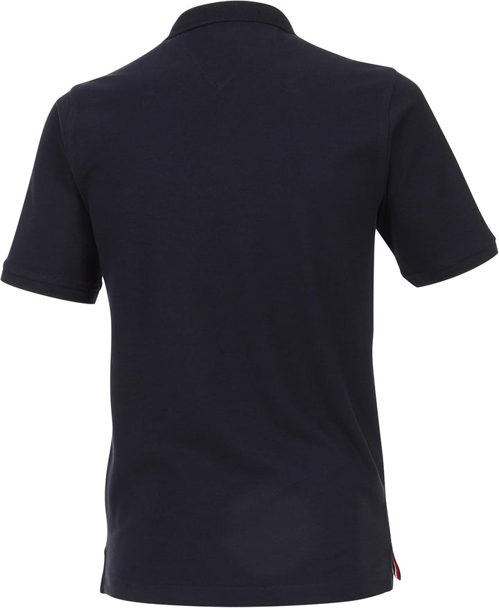 CASAMODA Herren Polo-Shirt unifarben Brusttasche M Blau (Marine 105), M Blau (Marine 105)