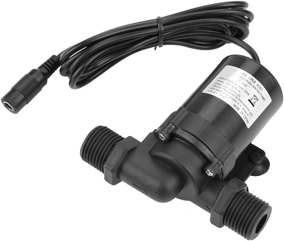 Wasserpumpe DC Brushless Submersible Mini DC Brushless Wasserpumpe für Solarwarmwasserbereiter 24V 4
