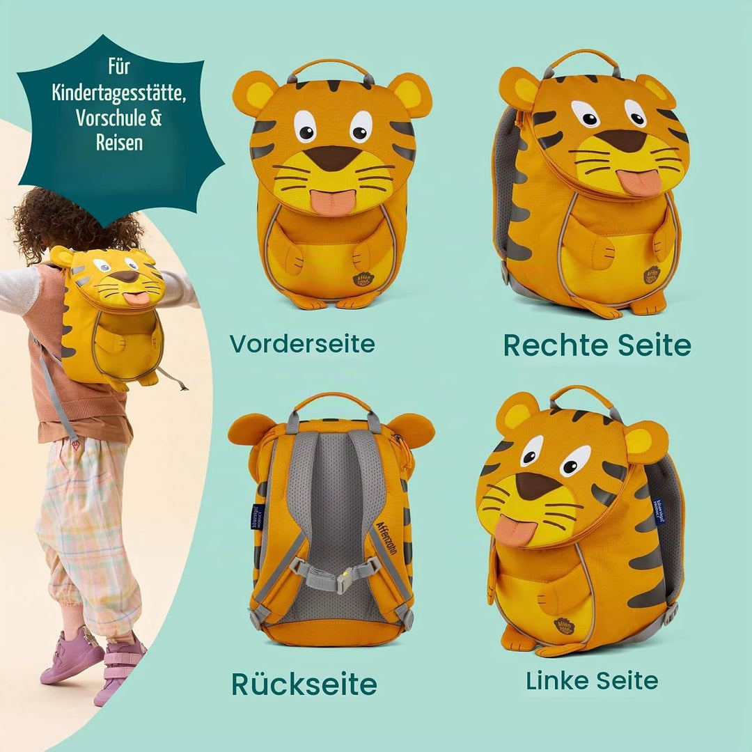 Affenzahn Kinderrucksack Kleiner Freund | Ergonomischer Kindergarten-Rucksack für Kinder von 1 bis 3