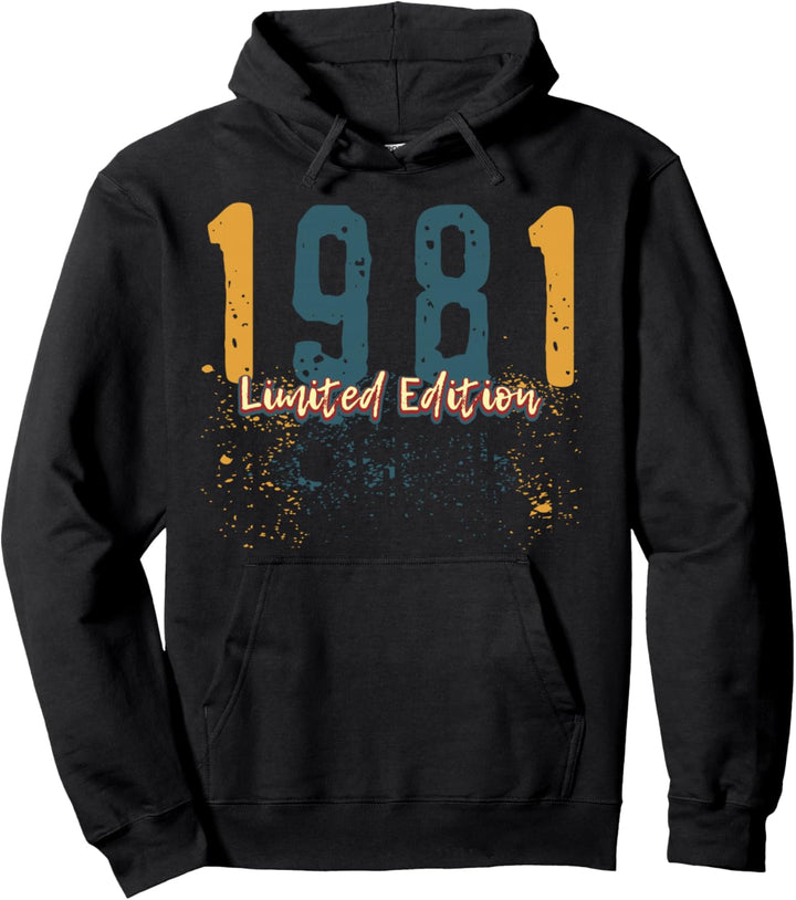 43. Geburtstag Mann Frau 43 Jahre 1981 Deko Lustig Pullover Hoodie