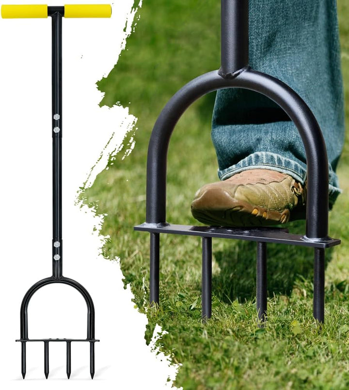 Colwelt Luftsprudler für Rasenspike, Gartenarbeit, Rasenbelüfter für verdichtete Böden und Rasen, ru