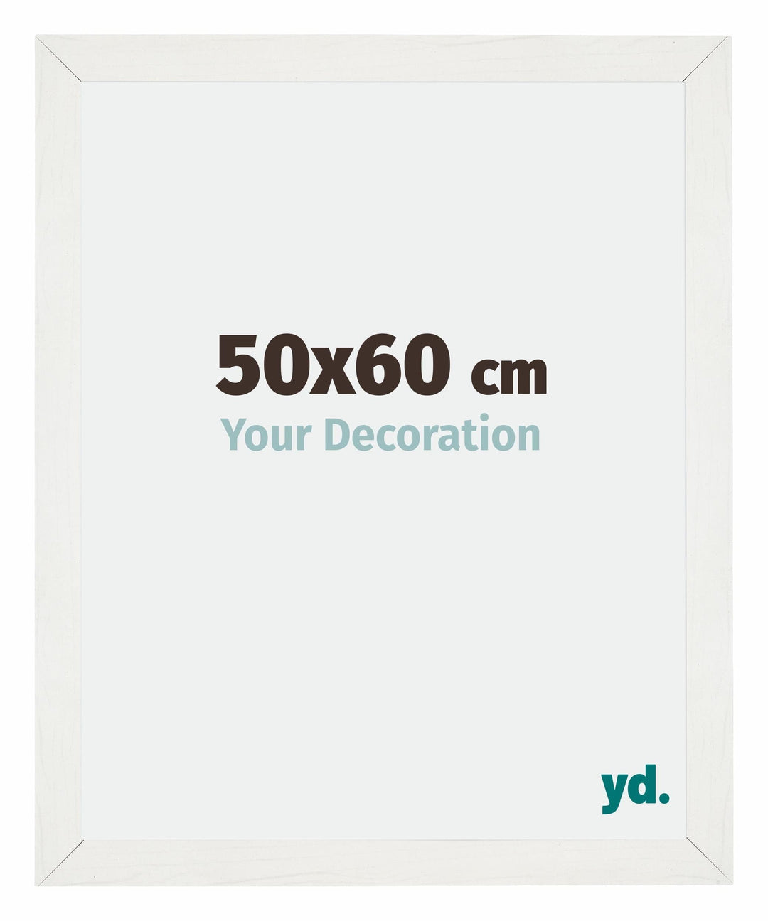 yd. Your Decoration - Bilderrahmen 50x60 cm - Bilderrahmen aus MDF mit Acrylglas - Antireflex - Ausg