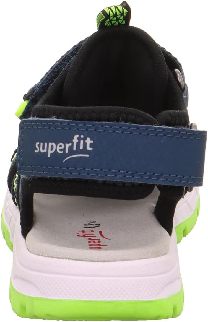 Superfit Jungen Tornado Light Sandale 27 EU Weit Blau Gelb 8010, 27 EU Weit Blau Gelb 8010