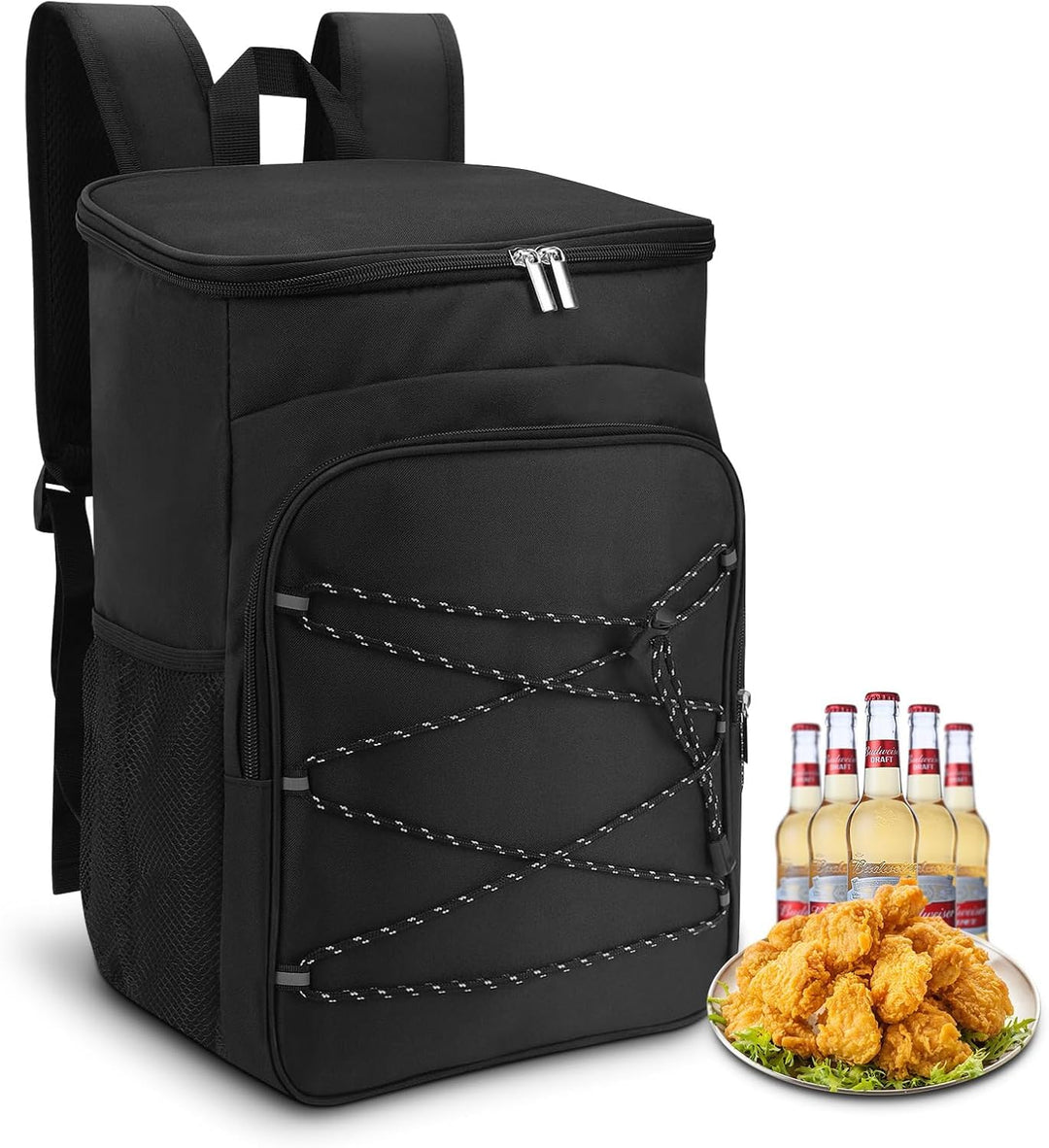 Kühlrucksack 23L, Gross Kühltasche Rucksack Isolierte Lunchtasche Picknickrucksack für Männer Frauen