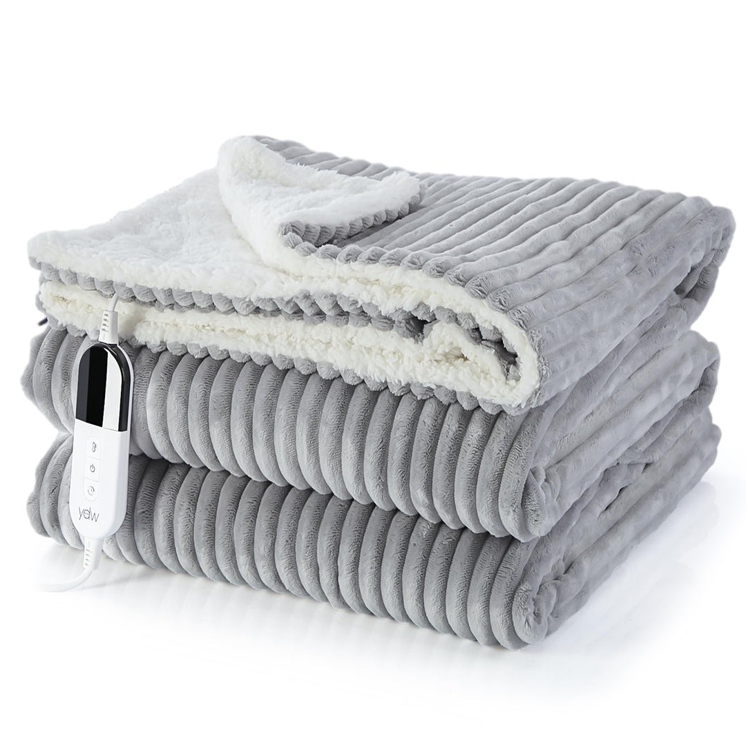 YDW Wärmedecke Heizdecke mit Abschaltautomatik - 180x130 cm Kuscheldecke Electric Blanket Wärme Behe