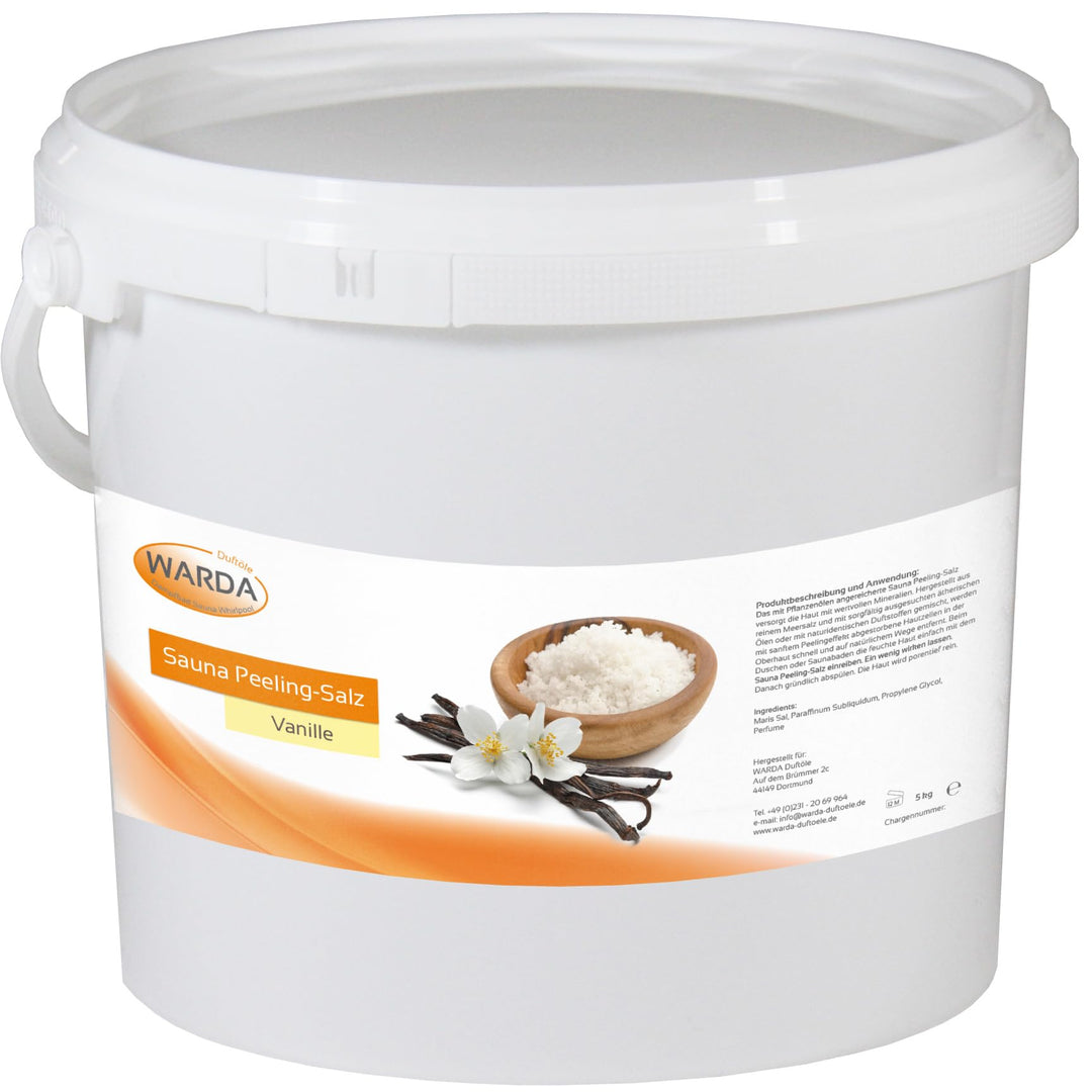 Warda Sauna – Peeling Salz Vanille Hautpflege 5 Kg