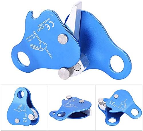 Seilgreifer, Klettersicherung Outdoor Klettern Bergsteigen Abseilen Aluminium Seilgreifer Schutz