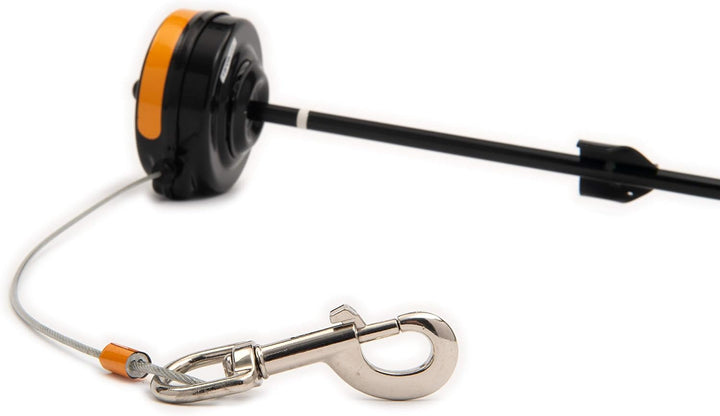 Lixit Halterung und Pfahl, einziehbare Leine, zum Ausziehen für Hunde (Pfahl, klein) Small (Pack of