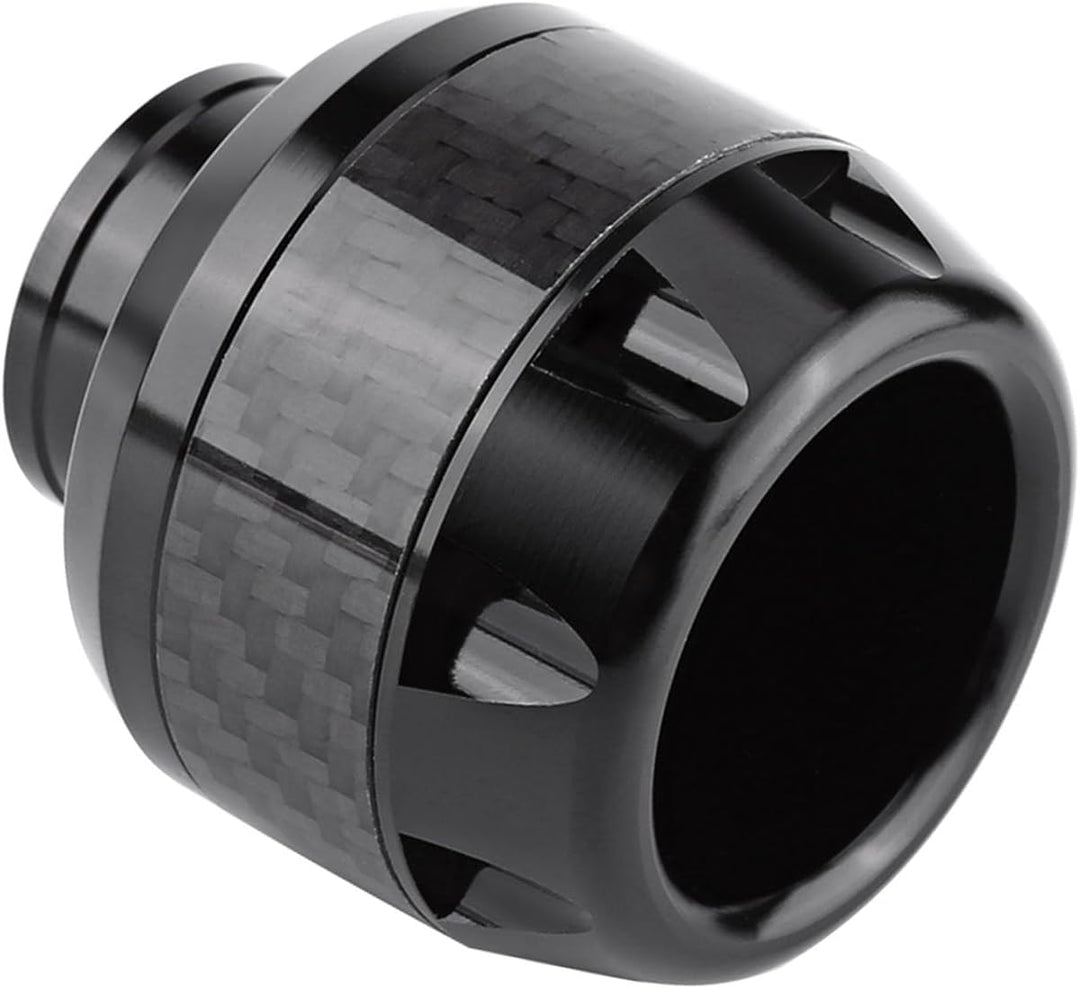 Carbon-Faser-Motorrad-Vordergabel-Sturzpads Crash-Schutzkissen-Paar Fahrradfahrer (Schwarz),Sonstige