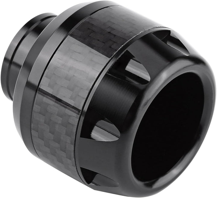 Carbon-Faser-Motorrad-Vordergabel-Sturzpads Crash-Schutzkissen-Paar Fahrradfahrer (Schwarz),Sonstige