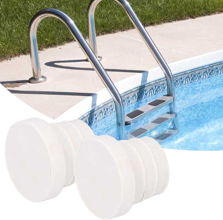 Alvinlite Poolleiter Gummipuffer 4er Set Weisse Leiter Stossstangen für Schwimmbadleitern 4pcs, 4pcs