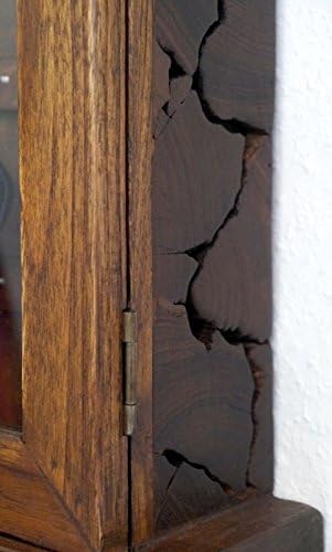 livasia Schlüsselschränkchen aus Teakholz, Schlüsselkasten, Holzschränkchen für Schlüssel (Handarbei