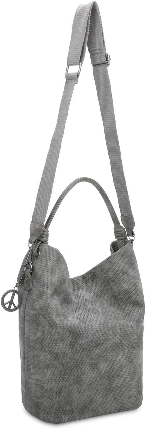 Fritzi Bo03 Sunny Handtasche Hobo Bag Beuteltasche Schultertasche Anthra, Anthra