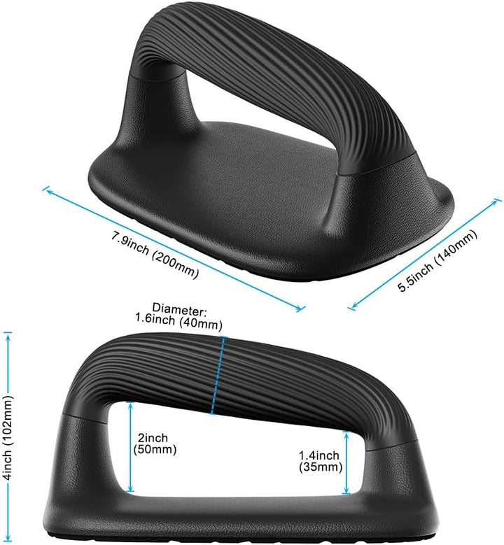 BeneLabel Liegestützgriff, Push up Griffe Boden 2er Calisthenics Parallettes Kompakt Fitness Handsta