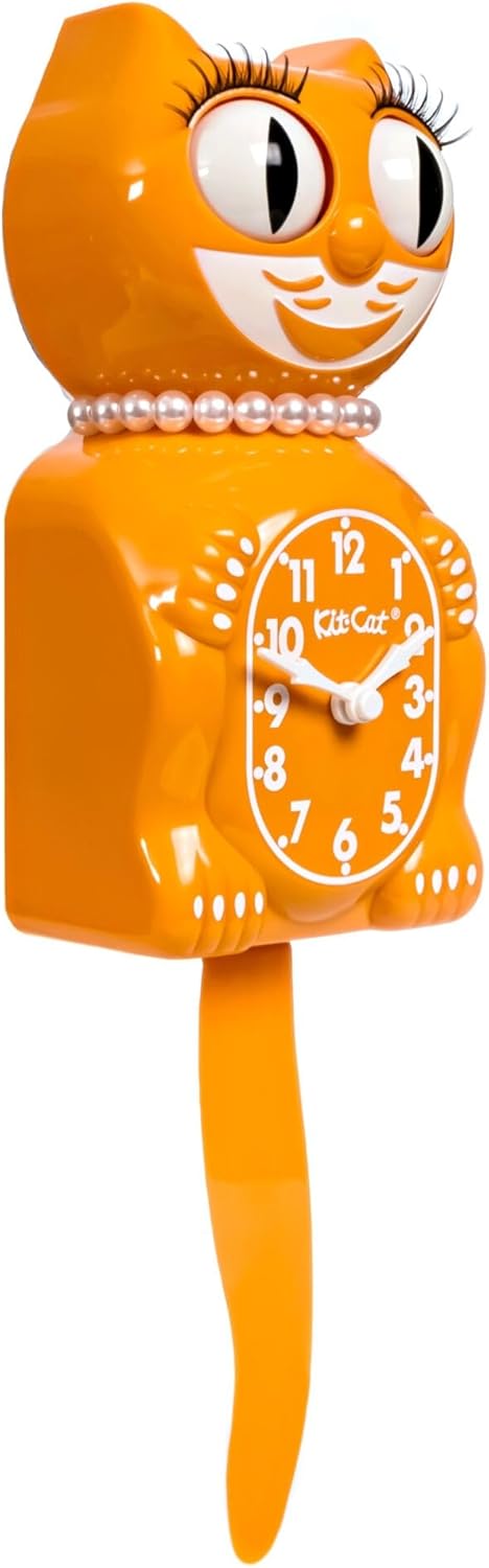 Kit-Cat Uhr Lady - Festival Orange, Orange