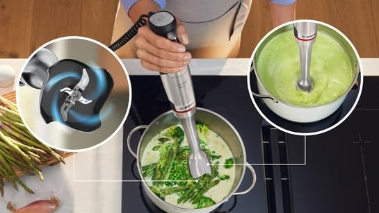 Bosch Serie 8, Stabmixer, ErgoMaster, 1500 W, Edelstahl