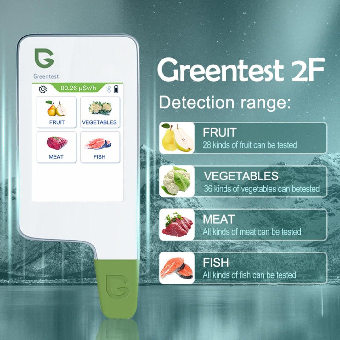 Greentest Instant-Lesegerät für frisches Fleisch, Obst, Gemüse, Nitrat-Tester und Messgerät für Lebe